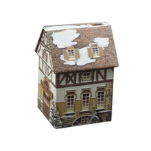 House Shape Gift Tin Box Festival Celebrate